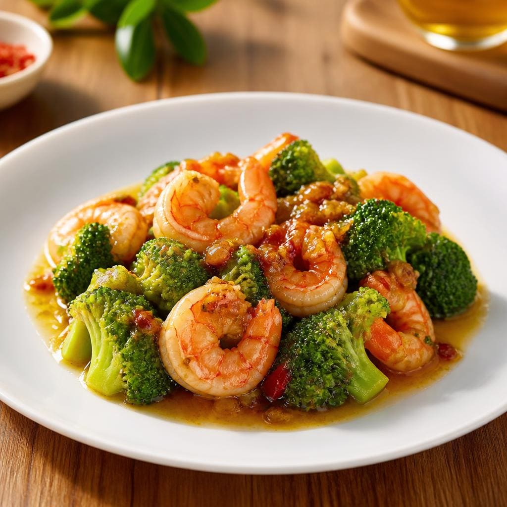 Brokoli Udang dan Saus XO Ta Wan
